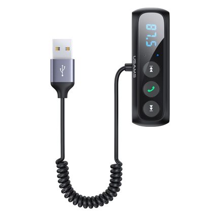 USAMS US-SJ503 USB Spring Cable Car Bluetooth Receiver