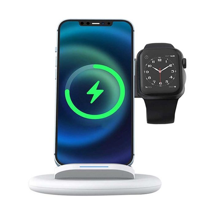 WiWU Power Air 3 In 1 18W Wireless Charger for Apple iPhone, iWatch and Airpods