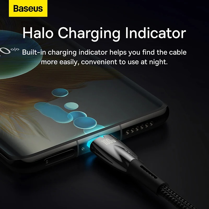 Baseus Glimmer Series 100W Type-C to Type-C Fast Charging Data Cable