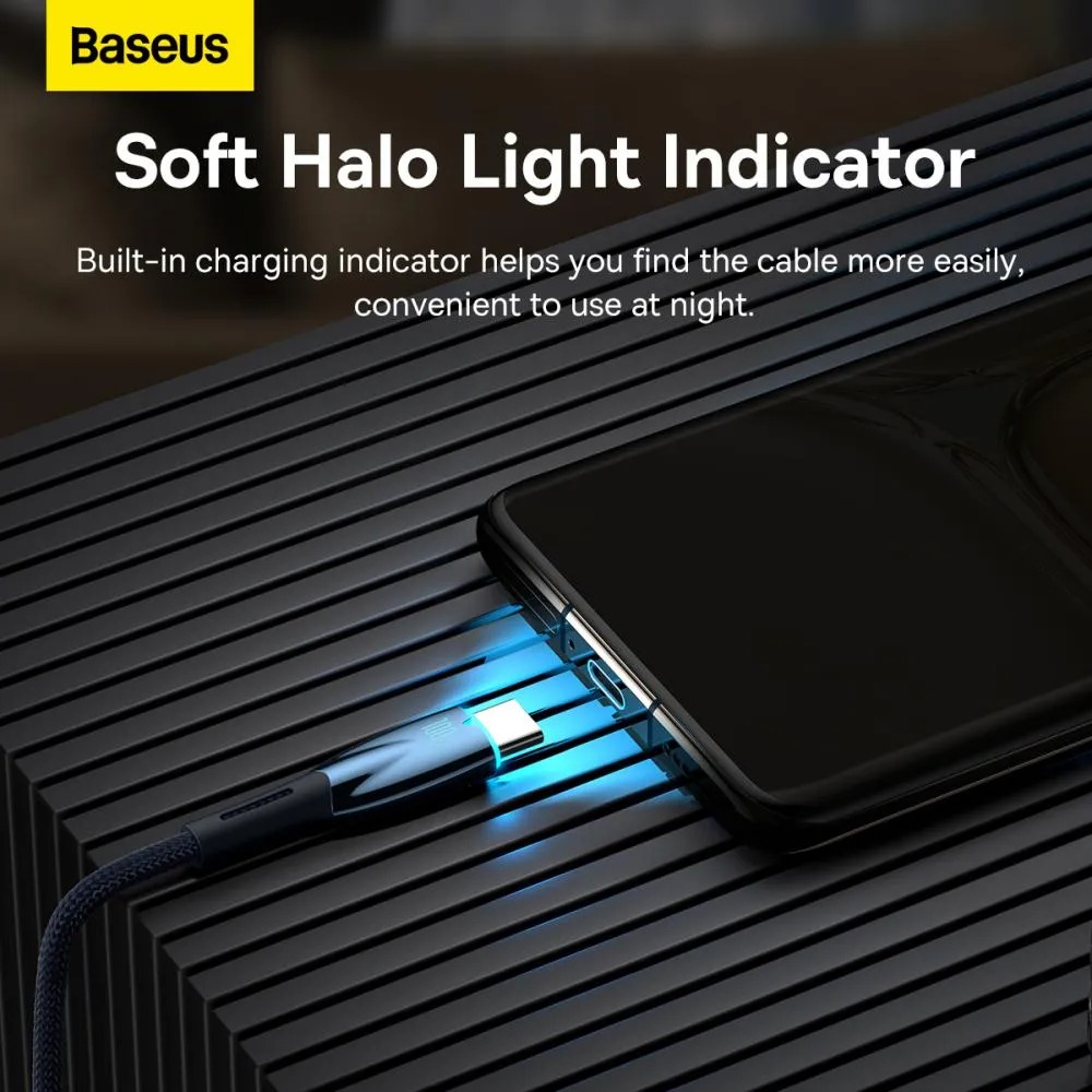 Baseus Glimmer Series 100W USb to Type-C Fast Charging Data Cable