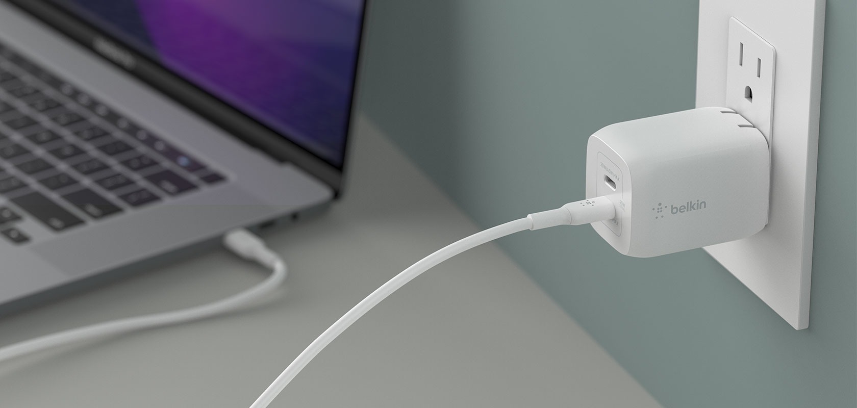 Belkin BOOST Charge Pro 65W Dual USB-C Wall Charger