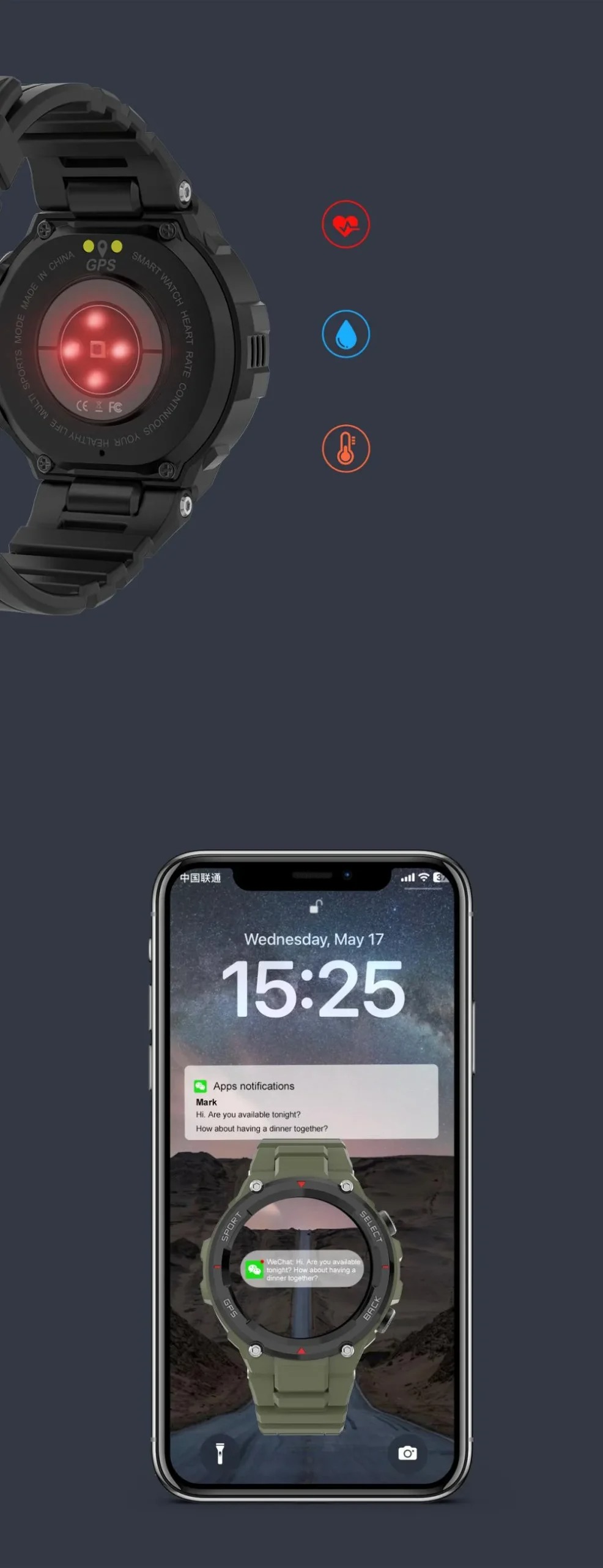 DT NO.1 DT5 Bluetooth Calling Sport Smart Watch