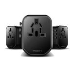 ROCK T20 Universal Multi-Function Dual USB Socket Travel Charger