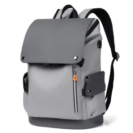 PU Leather Waterproof Men’s Laptop Business Urban Backpack USB Charging
