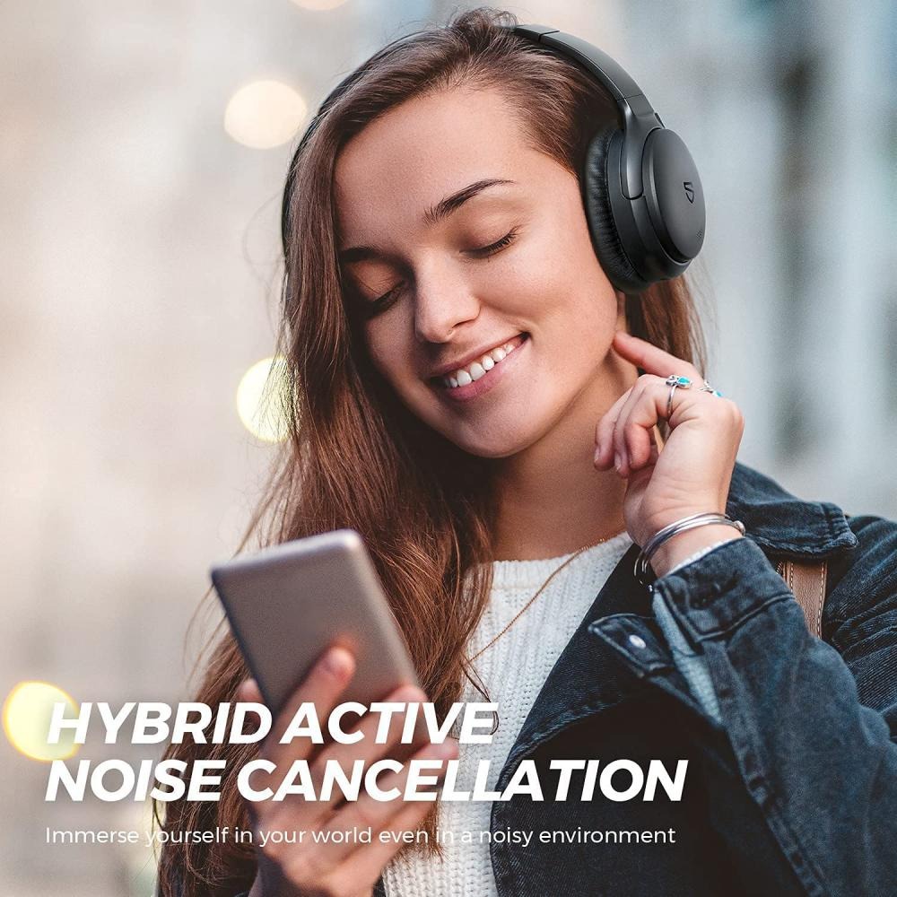 SoundPEATS A6 Hybrid Active Noise Cancelling Headphone