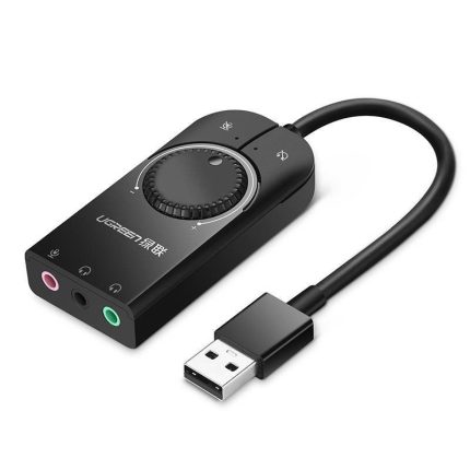 Ugreen USB Sound Card External Audio Card 3.5mm USB Adapter