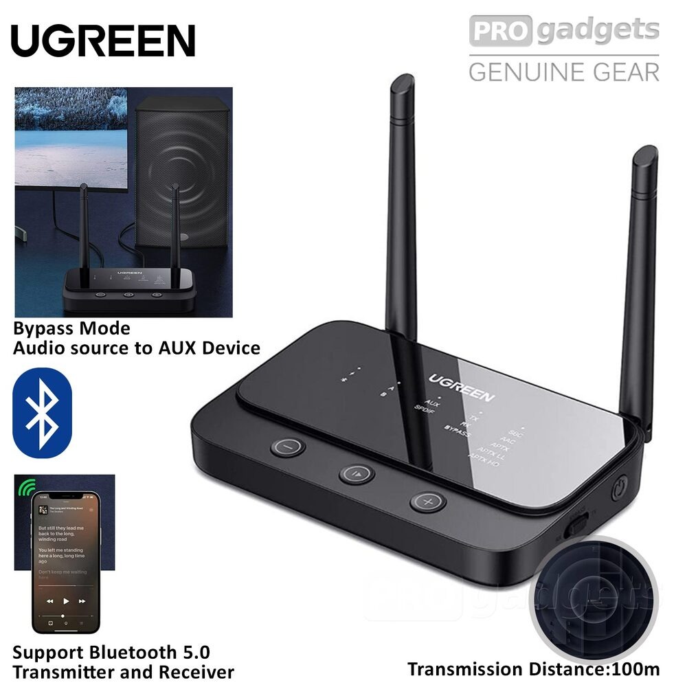 UGREEN 3 In 1 Bluetooth Audio Receiver and Transmitter (20140)