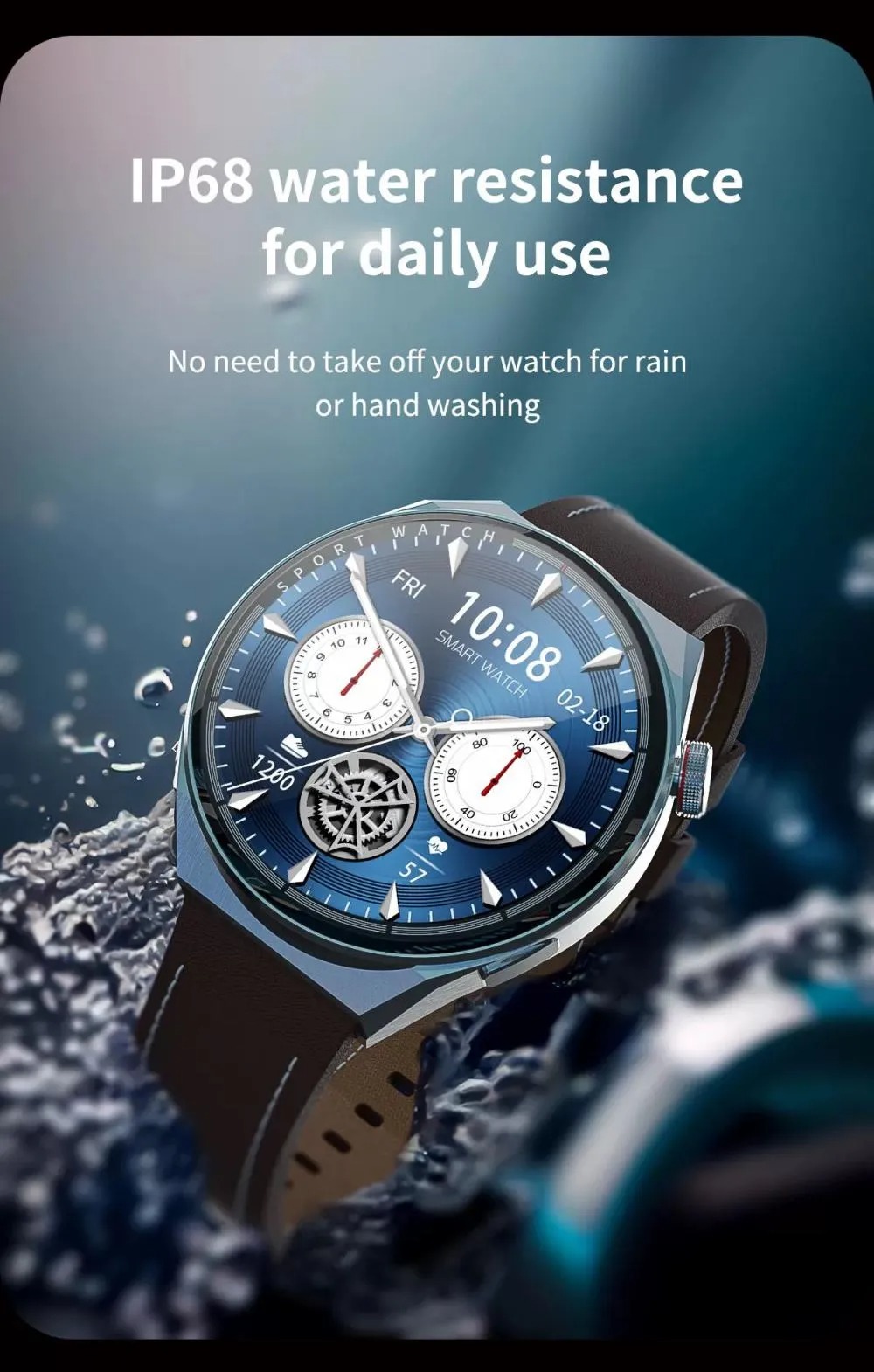 Zordai ZD3 Plus + Smart Watch (Dual Starp)