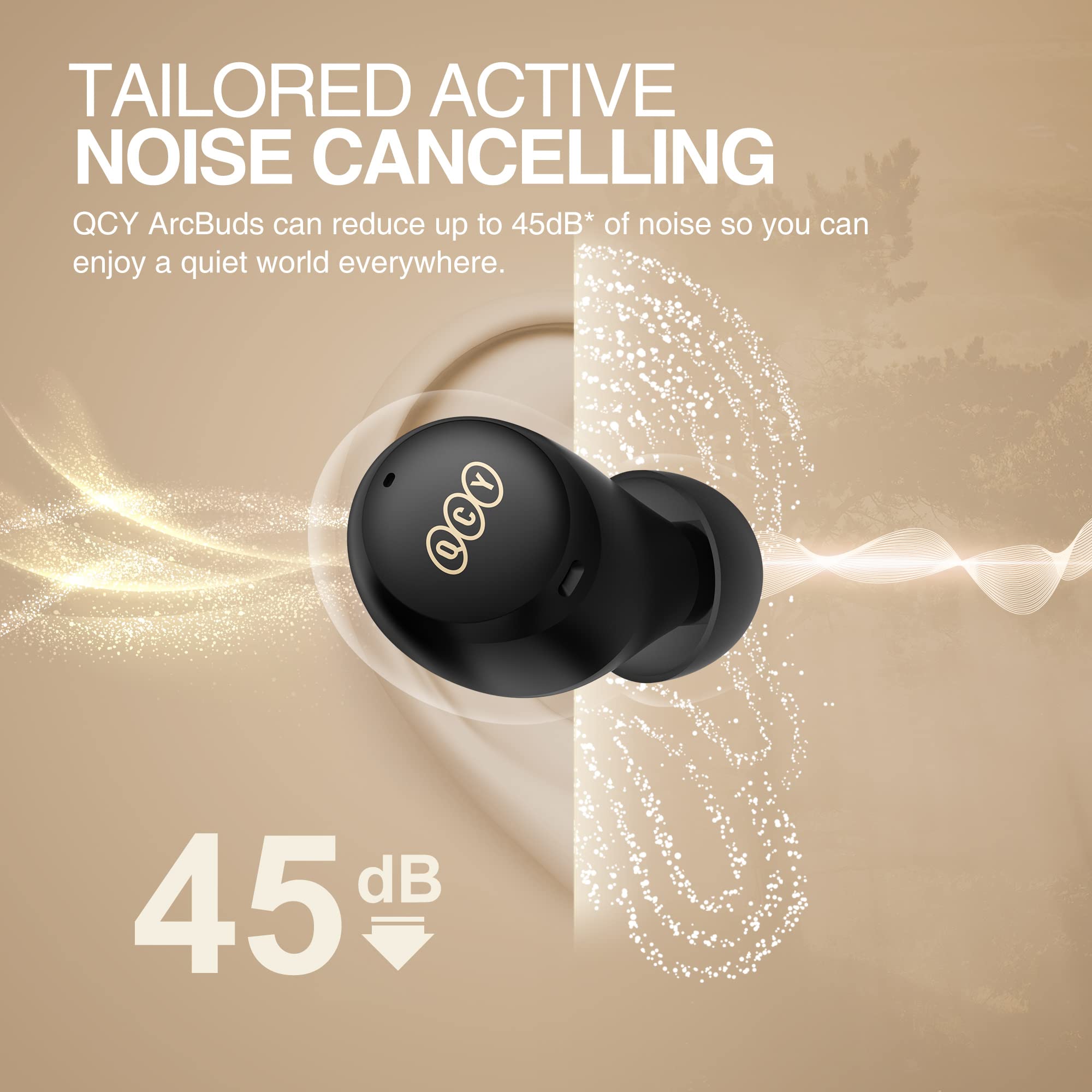 QCY HT07 Arc Multi-Mode Active Noise Cancelling Wireless Earbuds