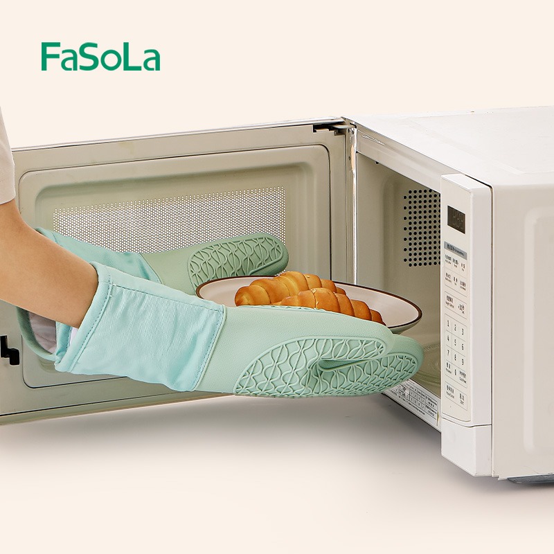 FaSoLa Extra Long Silicone Smoker Oven Glove (1PC)