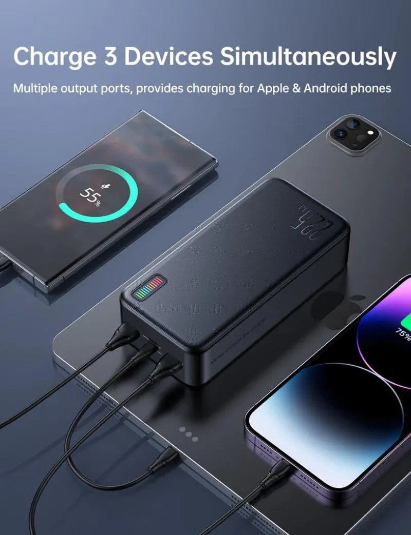 Joyroom JR-QP196 30000mah Fast Charging 22.5W Power Bank