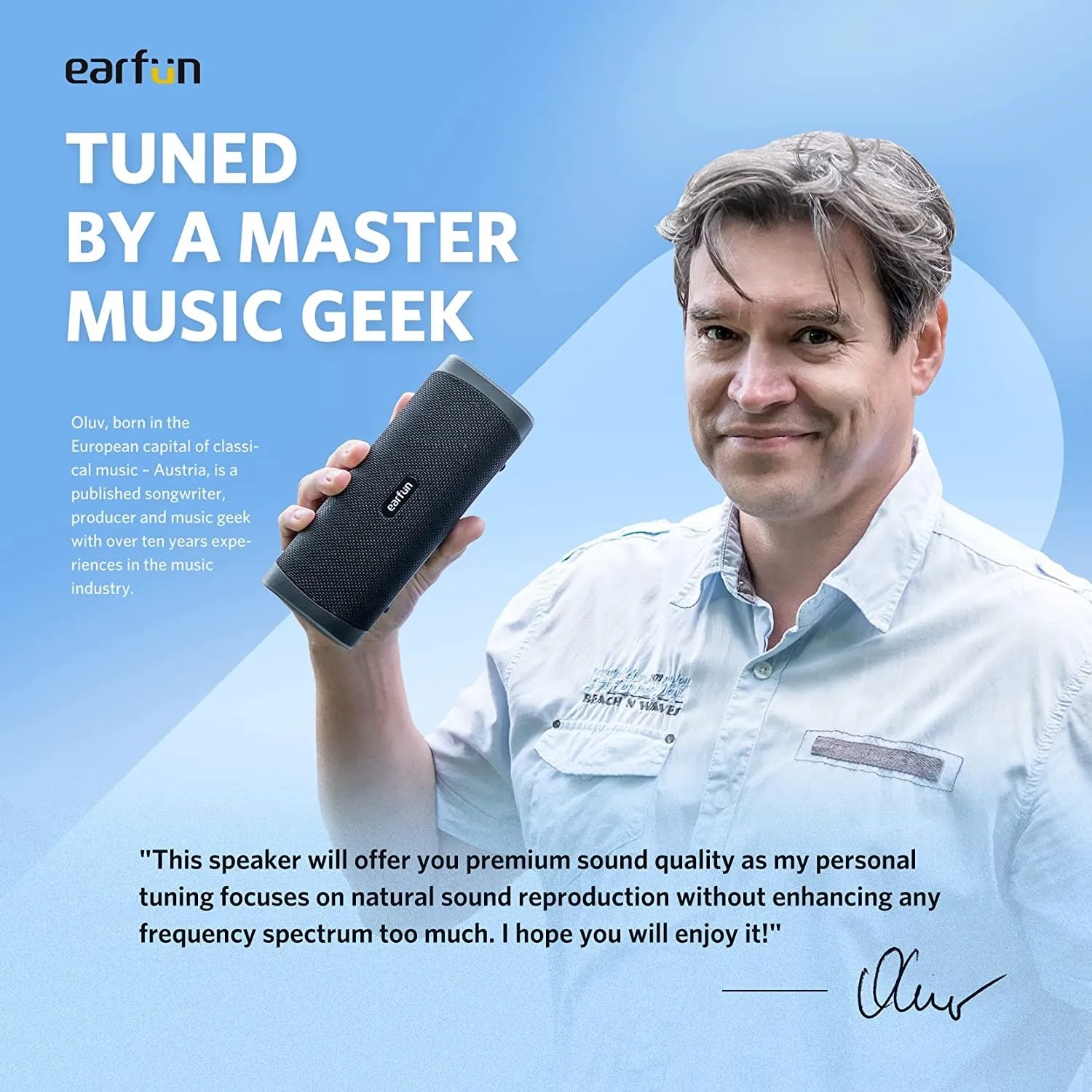 EarFun UBOOM L 28W Portable Bluetooth Speaker