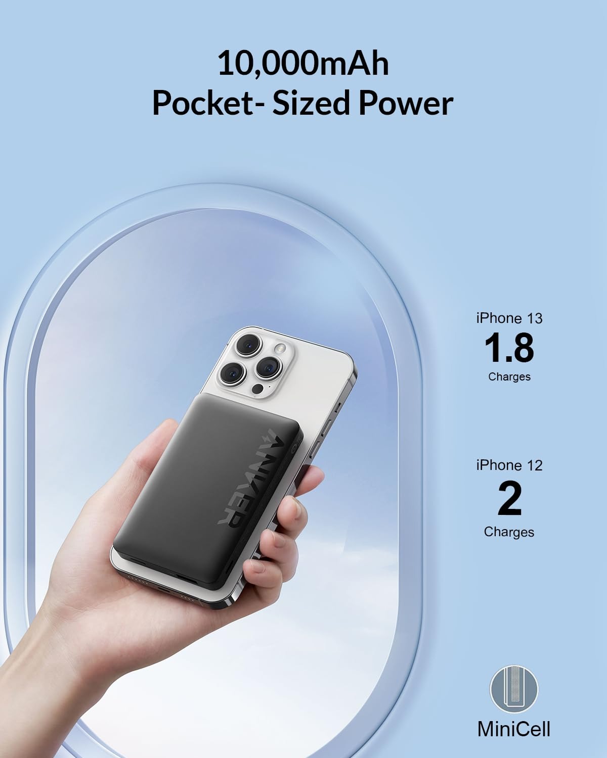 Anker 334 MagGo Magnetic Battery 10000 mAh Power Bank