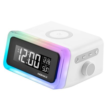 Momax Q. Clock 2 Digital Alarm Clock with Wireless Charging