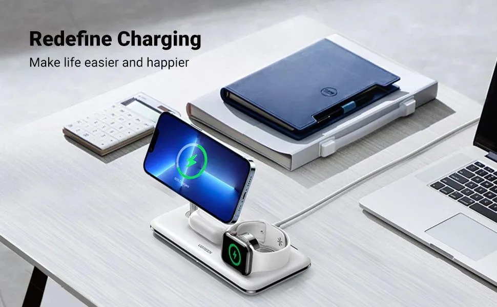 UGREEN CD278 25W 3-in-1 MagSafe Wireless Charging Station (90326)