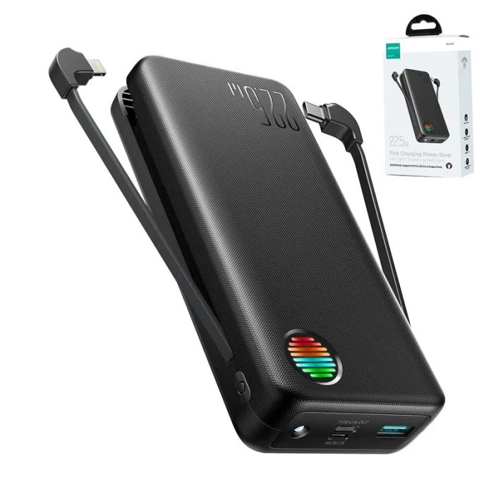 Joyroom JR-L014 22.5W 10000mAh Power Bank With Dual Cables