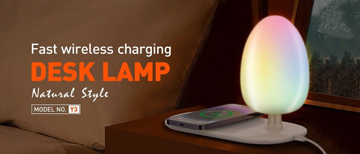 Ldnio Y3 Fast Wireless Charging Desk Lamp