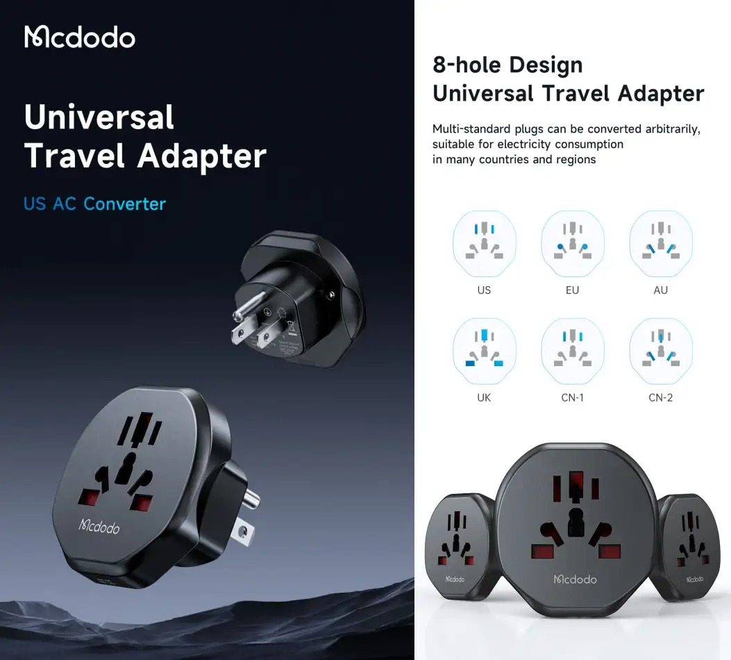 Mcdodo CP 456 Universal Travel Adapter