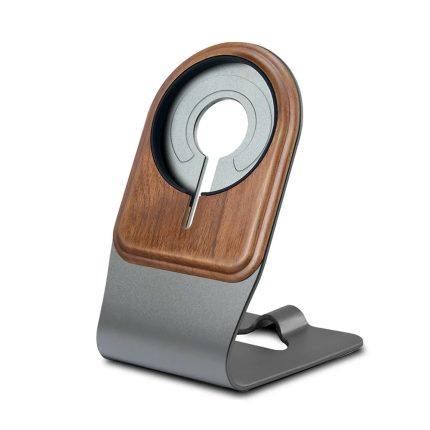 Natural Wood MagSafe Desktop Charging Stand