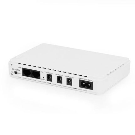 SKE 432P mini UPS for Router, ONU, Camera – 25 Watt 5v 9v 12v