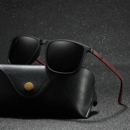 UV400 Polarized Sunglasses Luxury Square Vintage For Men
