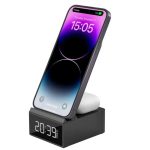 WiWU Wi-W011 Platinum 15W 3 in 1 Wireless Charger with Clock