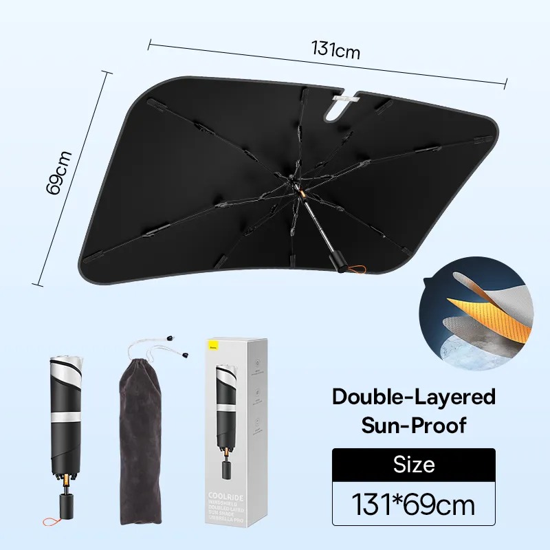 Baseus CoolRide Car Windshield Double-Layed Sun Shade Umbrella Pro
