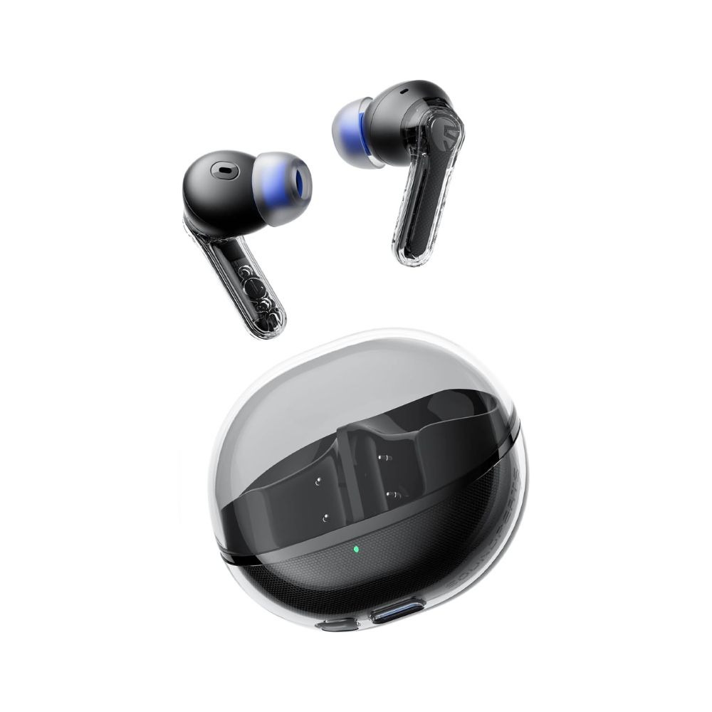 SOUNDPEATS CLEAR WIRELESS BLUETOOTH 5.3 EARBUDS WITH TRANSPARENT DESIGN