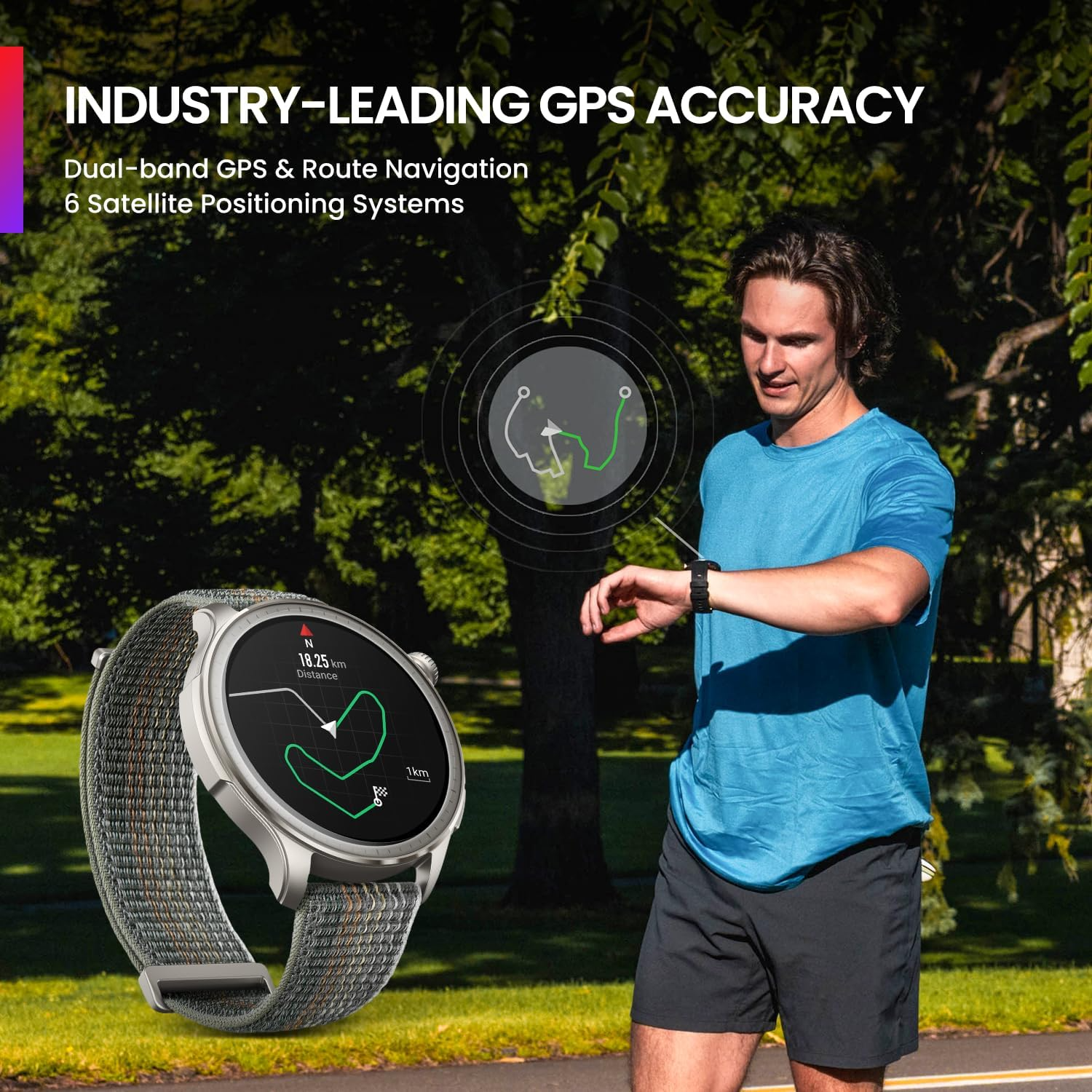 Amazfit Balance AMOLED Display Bluetooth Calling Fitness Smart Watch