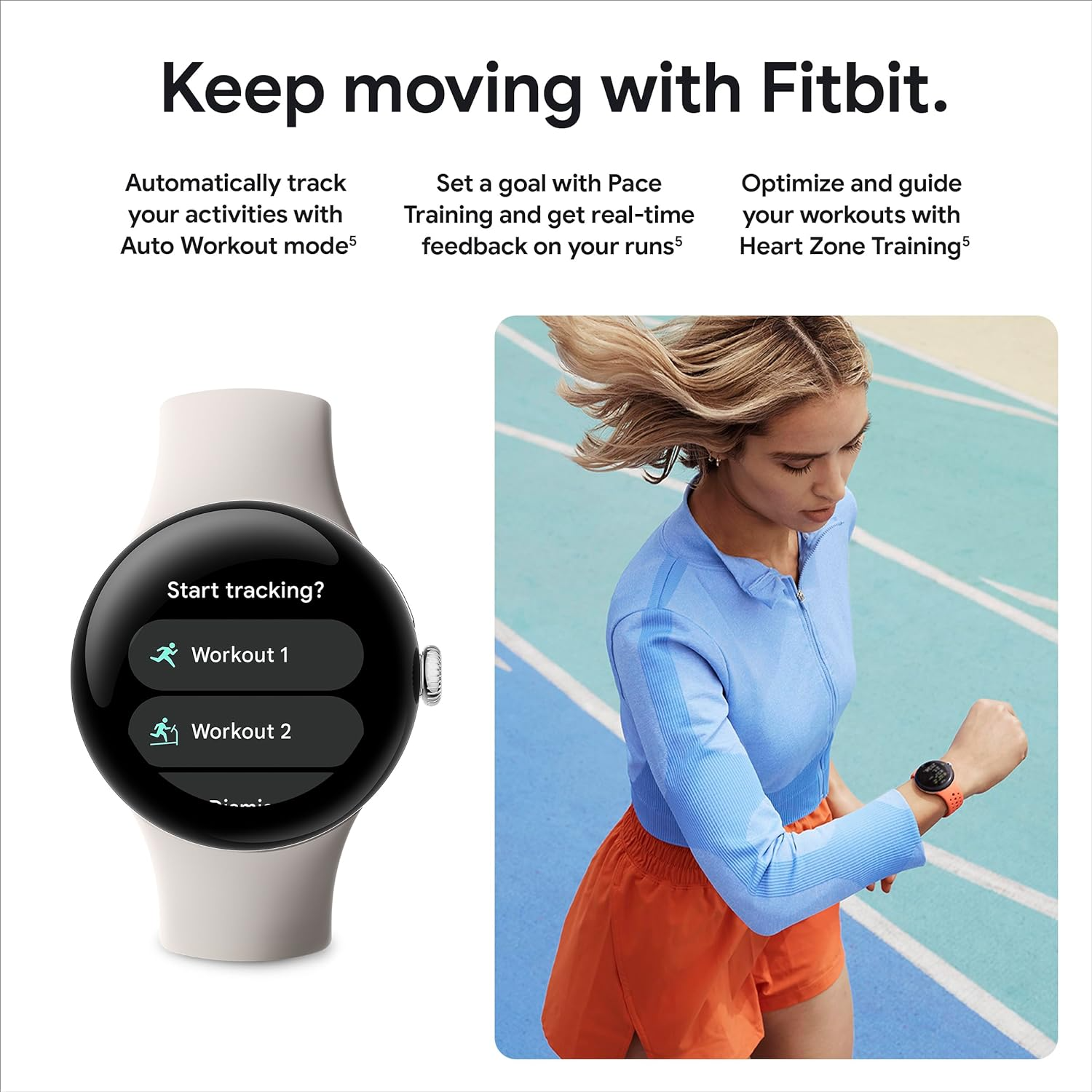 Google Pixel Watch 2 with Fitbit and Google Android Smartwatch