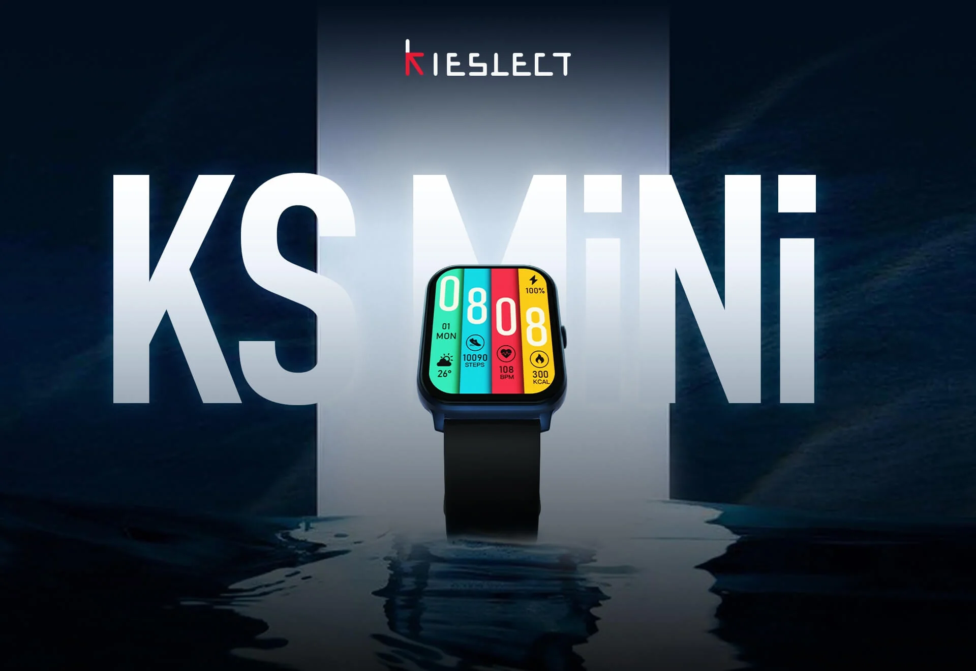 Kieslect Ks Mini Amoled Display Calling Smart Watch