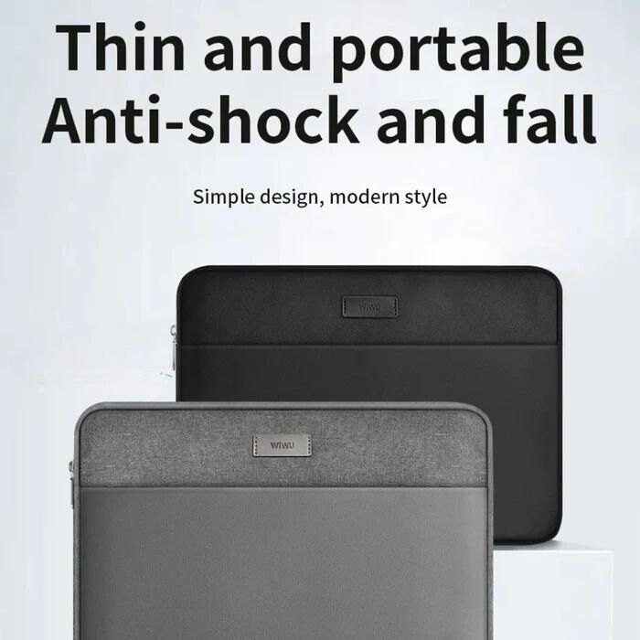 WIWU Minimalist Lightweight Waterproof Laptop Sleeve 13.3 14 inch