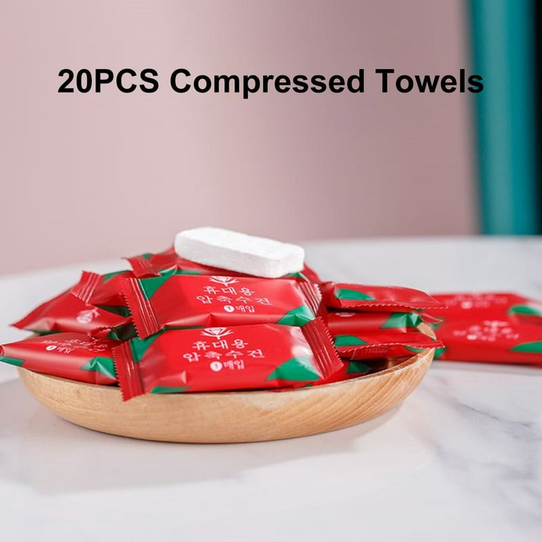 Disposable Face Compressed Towels Soft Coin Tissue (20Pcs)