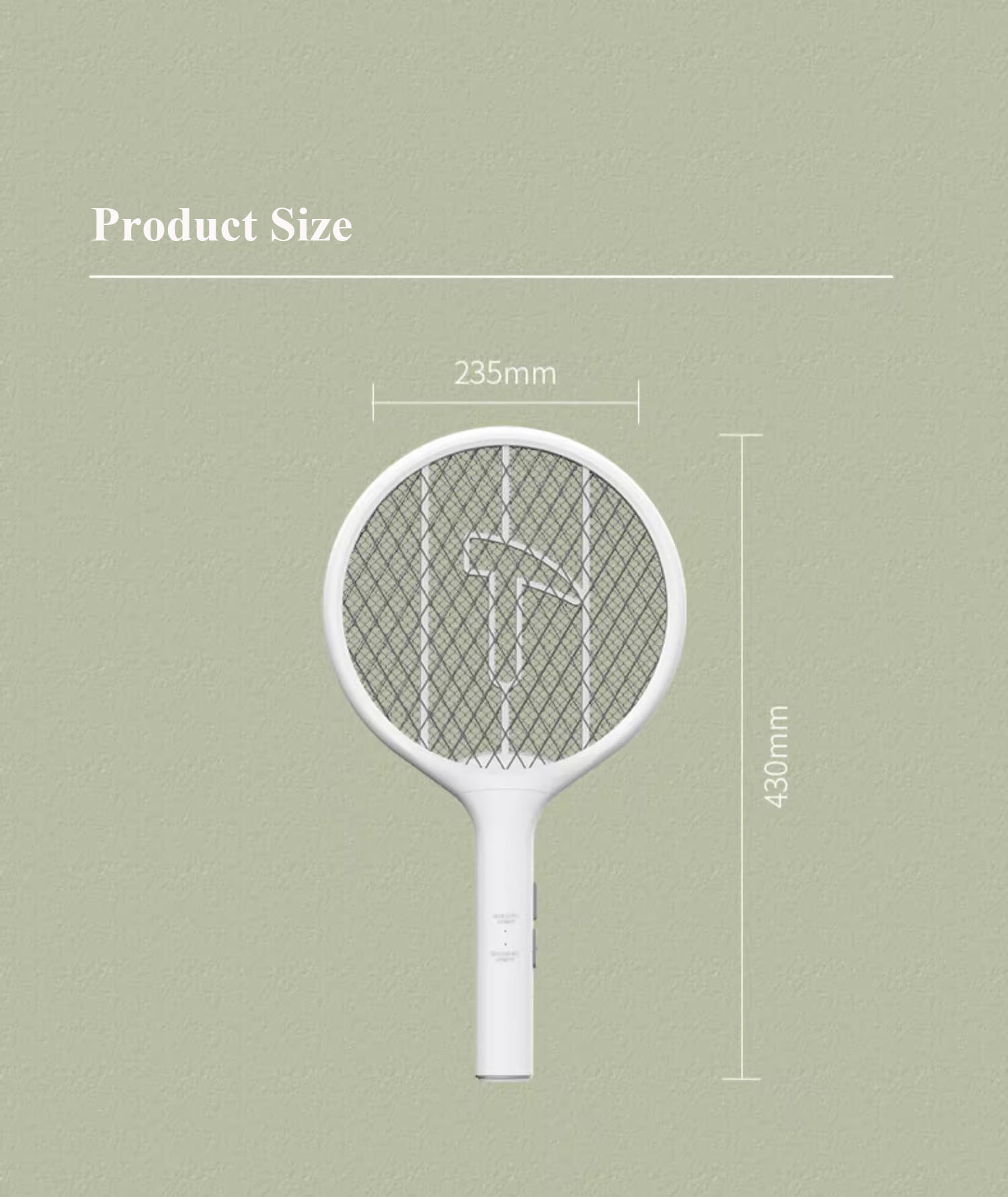 Xiaomi Qualitell C1 Lite Powerful Electric Mosquito Swatter Bat