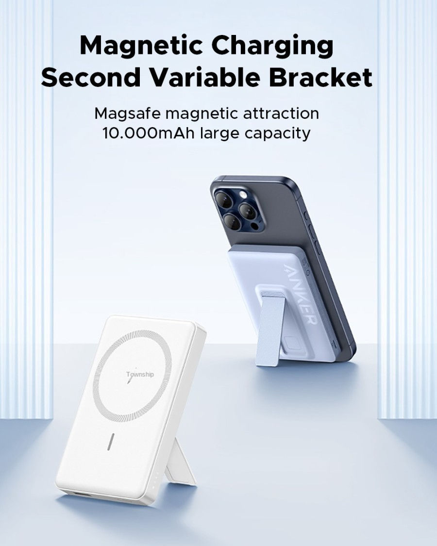 Anker A1652 Magnetic Wireless Charging 10000mAh Magsafe Powerbank with USB-C Cable