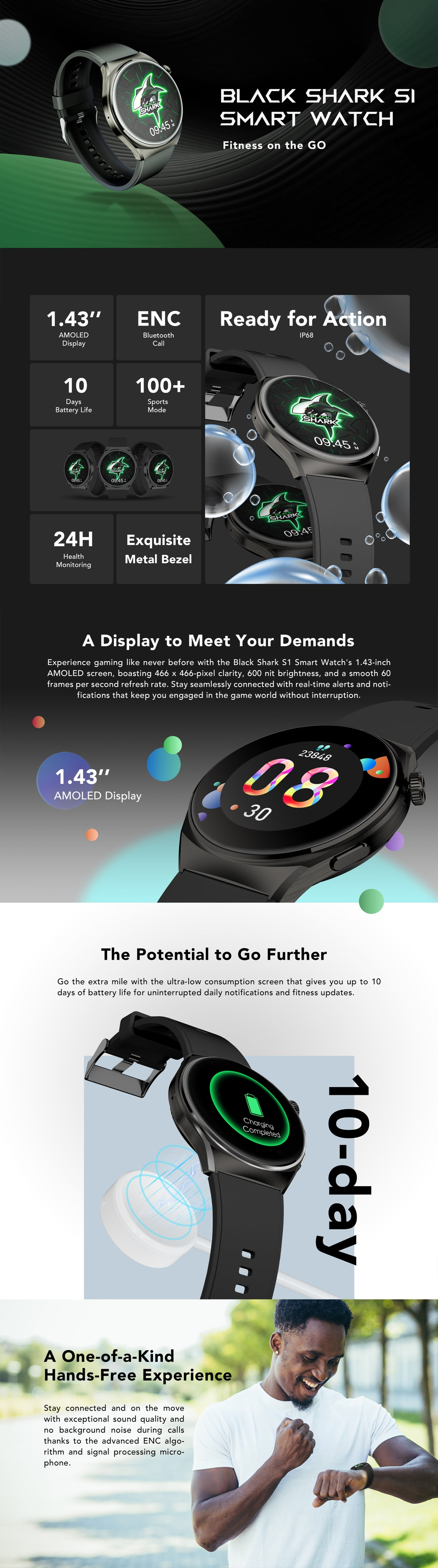 Xiaomi Black Shark S1 Pro Smart Watch