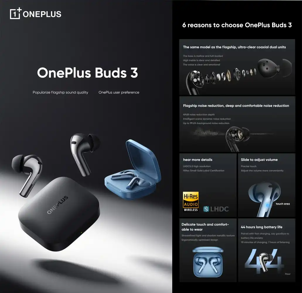 Oneplus Buds 3 ANC Earbuds
