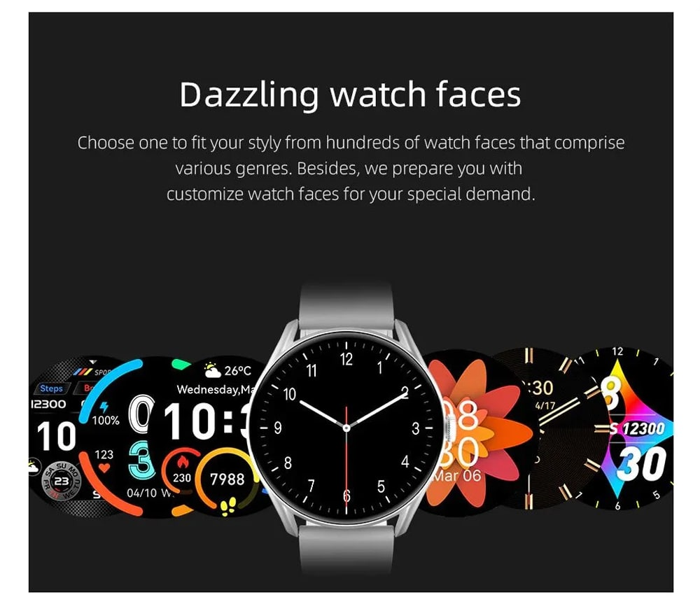 QCY Watch GT Smart Watch 60HZ Retina AMOLED Display