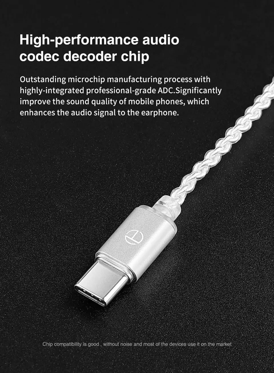 Trn A7 Type C Earphone Cable QDC Pin – Mic