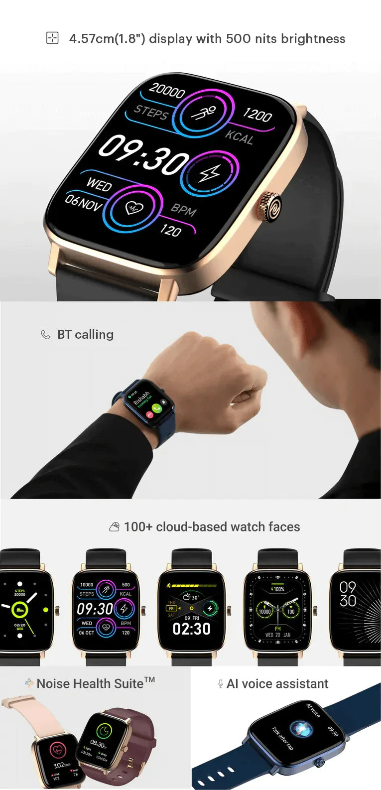 Noise ColorFit Icon 2 Lady Smart Watch