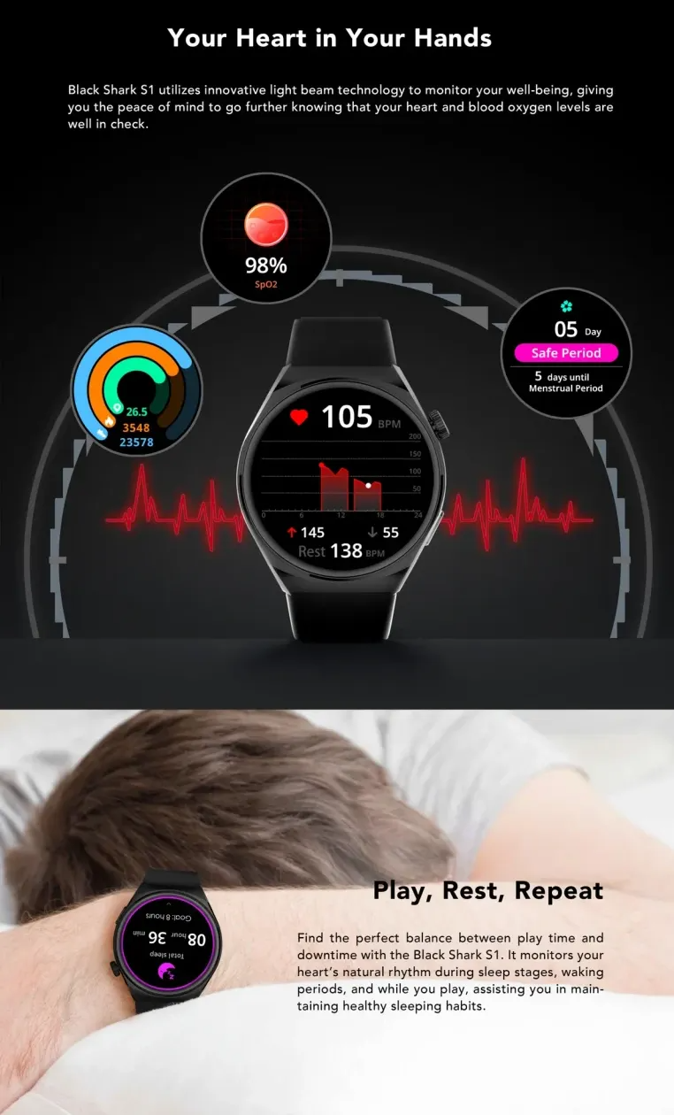 Xiaomi Black Shark S1 Smart Watch