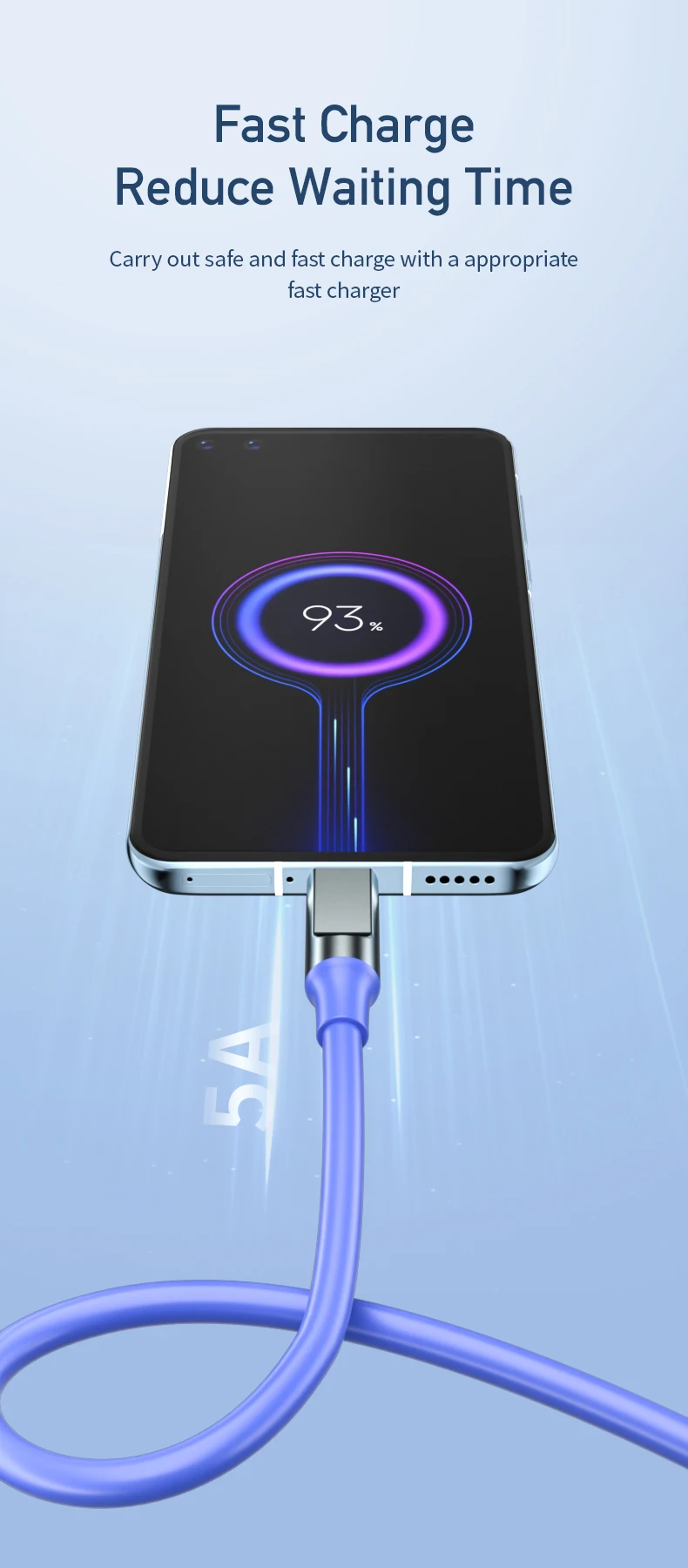 Awei CL-260L Smart Fast Charging Cable USB to Lighting