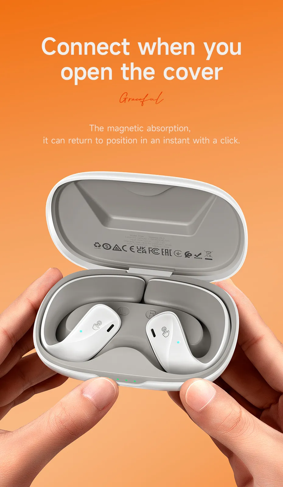 Hoco EQ4 Bluetooth Earhook Headphone