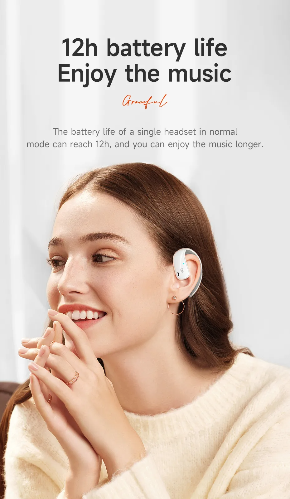 Hoco EQ4 Bluetooth Earhook Headphone