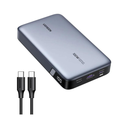 UGREEN 100W Power Bank 20000mAh Nexode Portable Charger USB C 3-Port PD