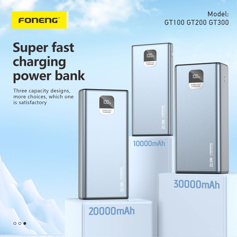 Foneng GT100 10000mAh 22.5W Power Bank