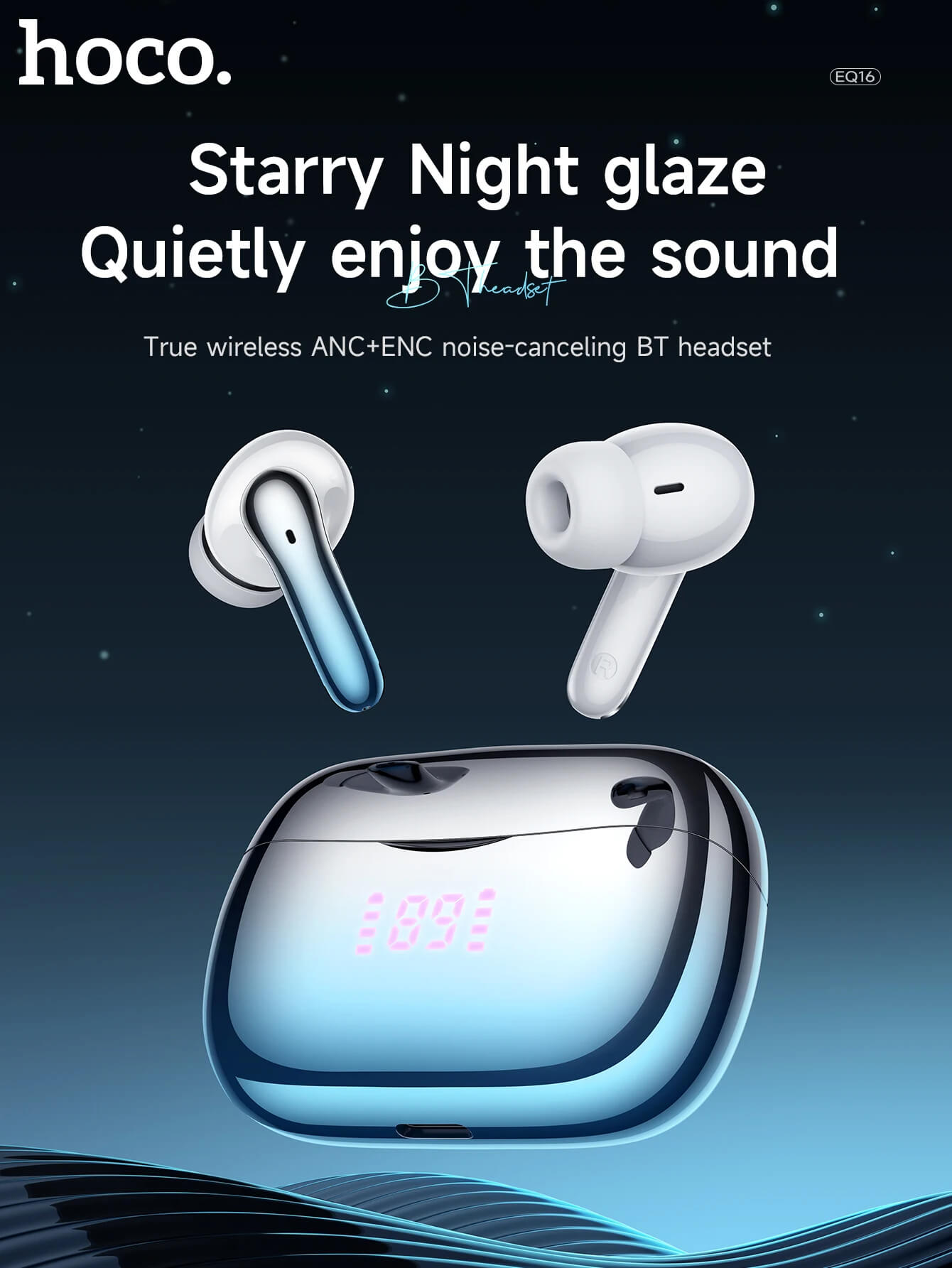 Hoco EQ16 ANC TWS Earbuds