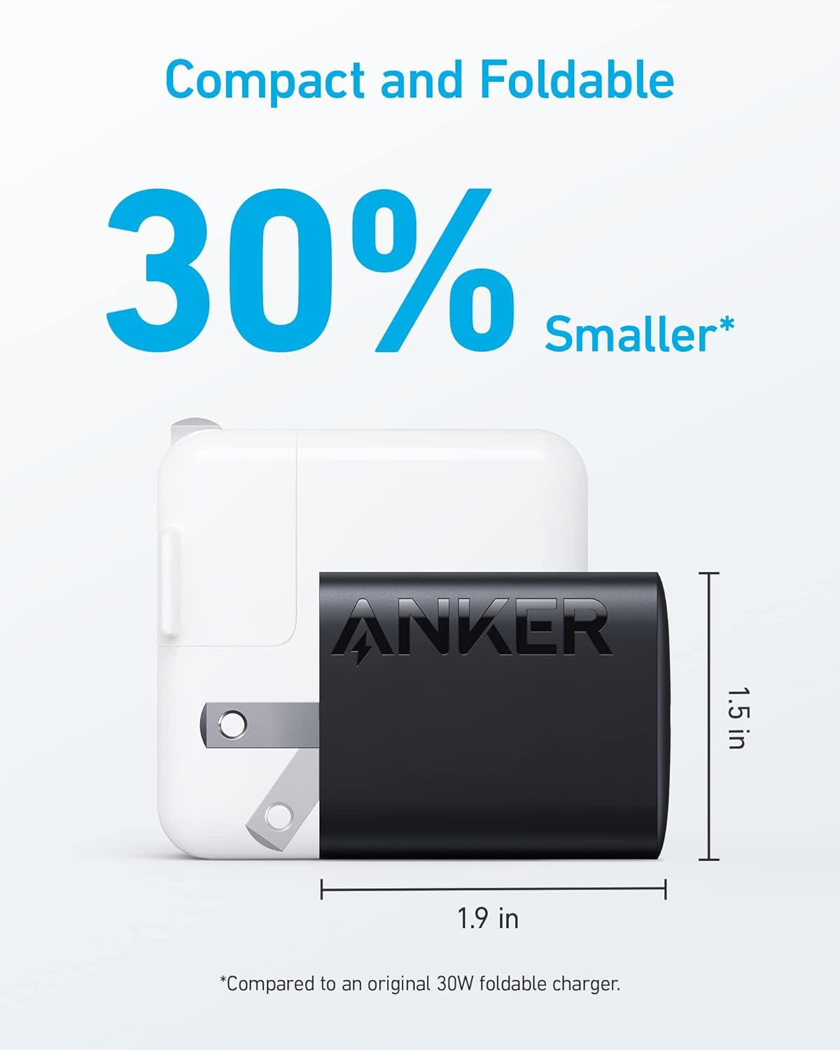 Anker 321 30W Charger With Type C to Type C Cable (B2640N11)