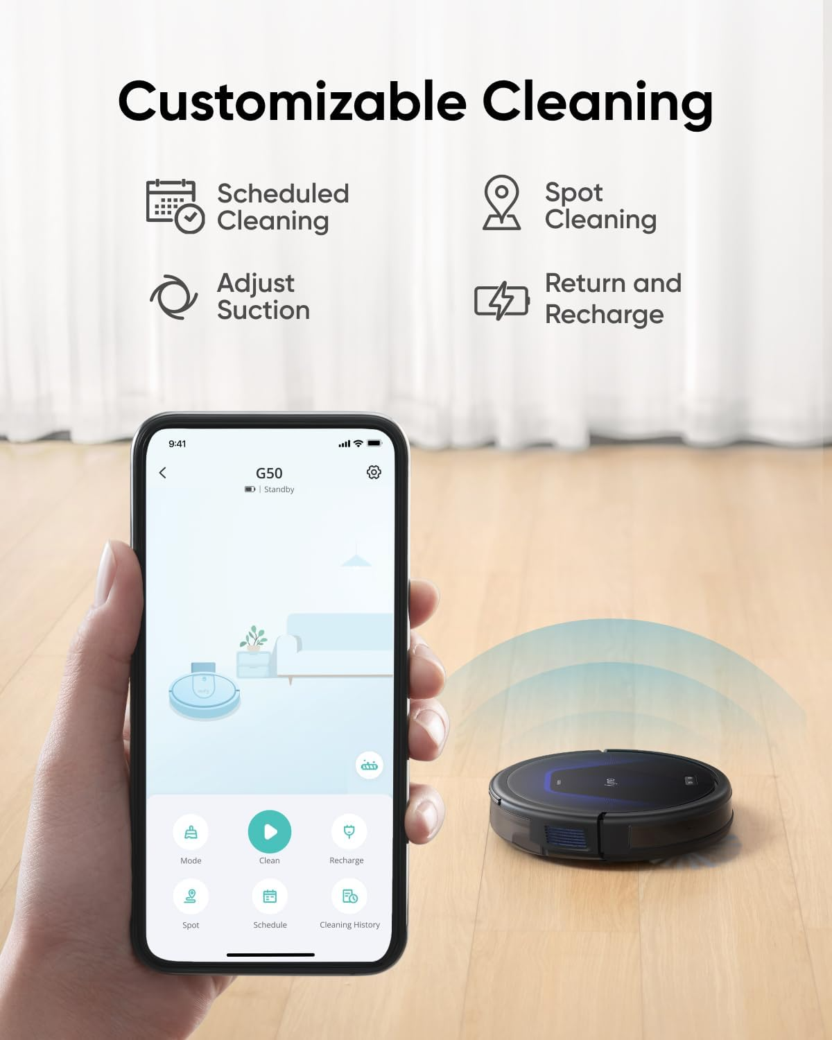 Anker Eufy G50 Hybrid Robot Vacuum Cleaner (T2212G11)