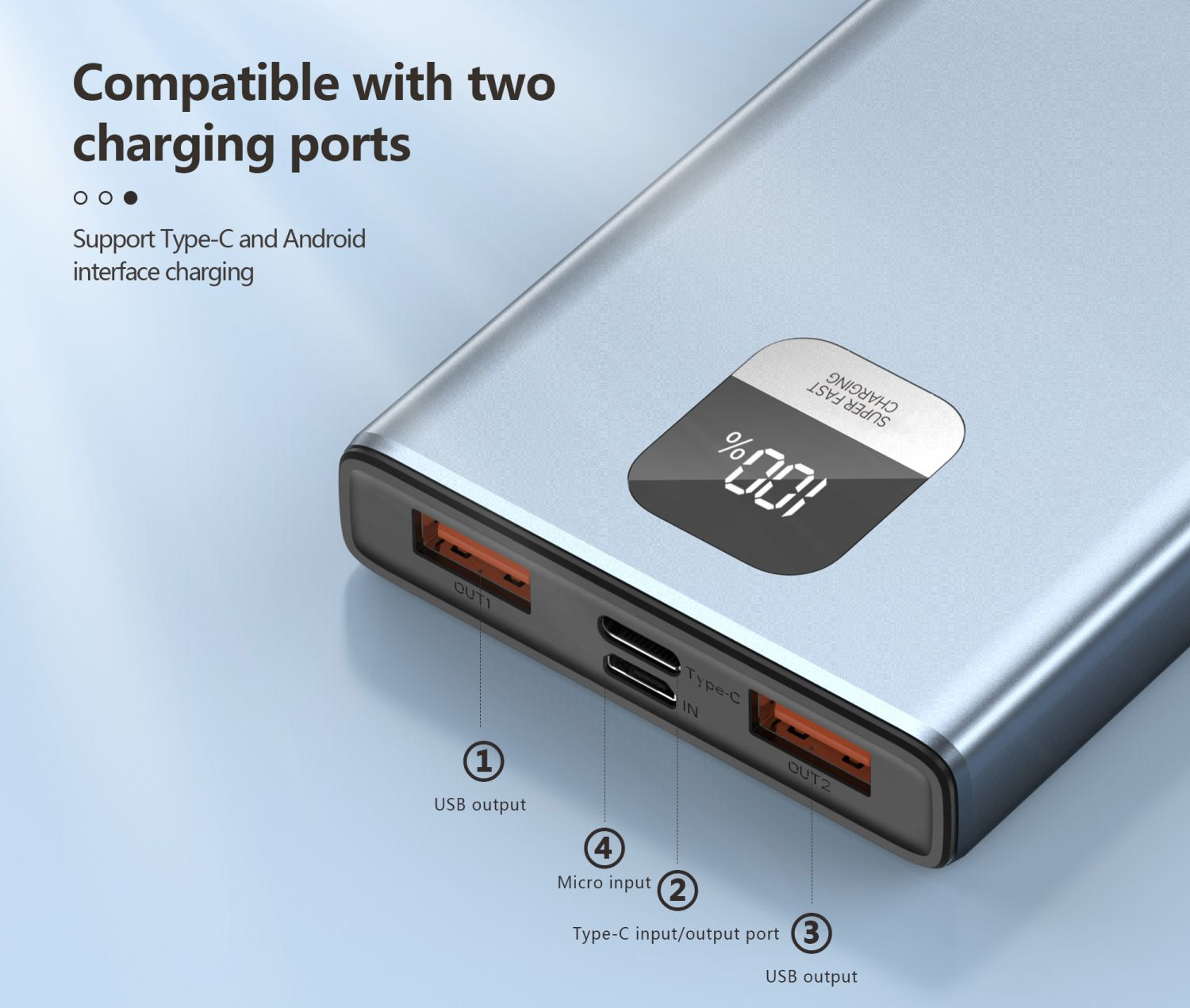 Foneng GT100 10000mAh 22.5W Power Bank